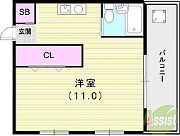 ラフレシア岡本 3階