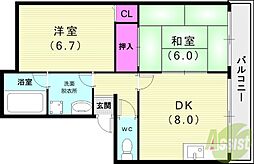 ロイヤルコート六甲 2階