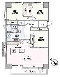 間取図画像 3LDK
