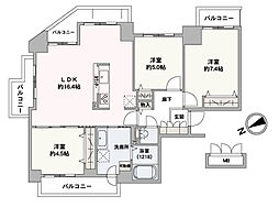 間取図画像 3LDK