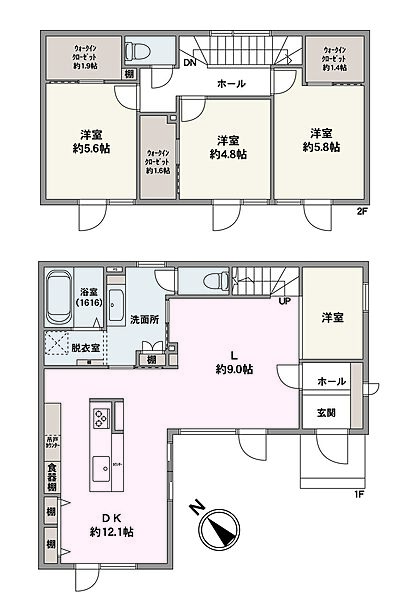 間取りを拡大表示