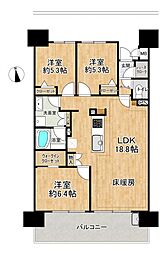 間取図画像 3LDK