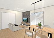 【LDK】リフォームプラン例。工事費用別途約1900万円要。※イメージパースです。
