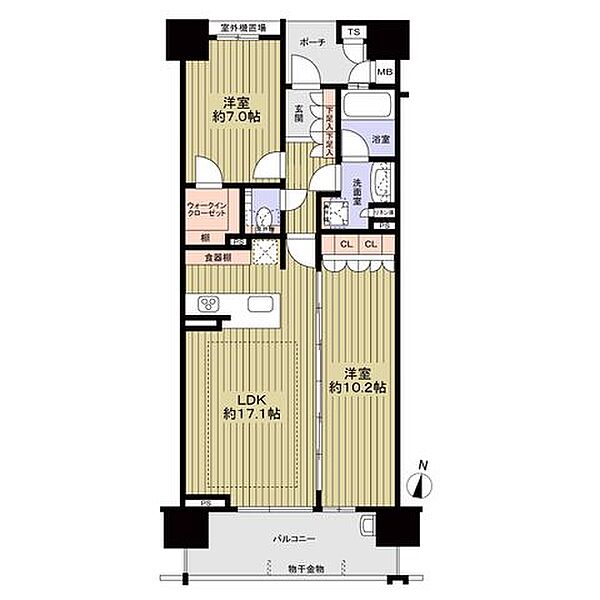 間取りを拡大表示