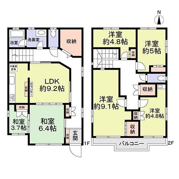 間取りを拡大表示