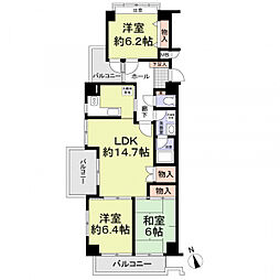 間取図画像 3LDK