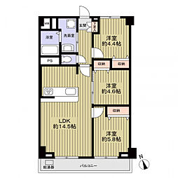 間取図画像 3LDK