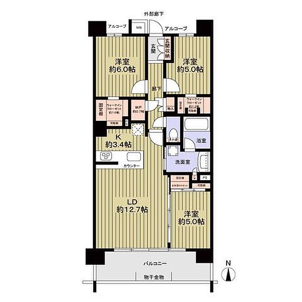 間取りを拡大表示