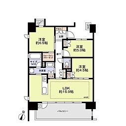 CLiOHARAPARKFRONT 3LDKの間取図画像