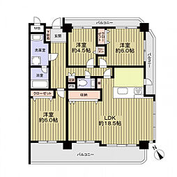 間取図画像 3LDK