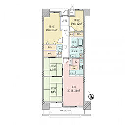 サンヴェール舞子1番館 4LDKの間取図画像