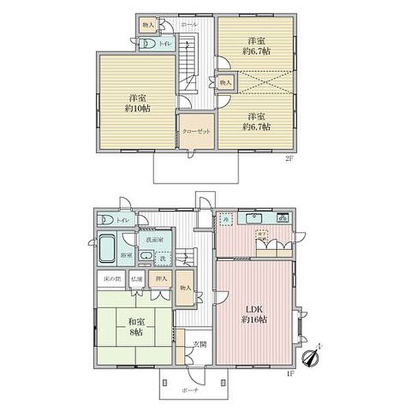 間取りを拡大表示