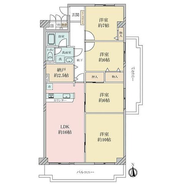 間取りを拡大表示