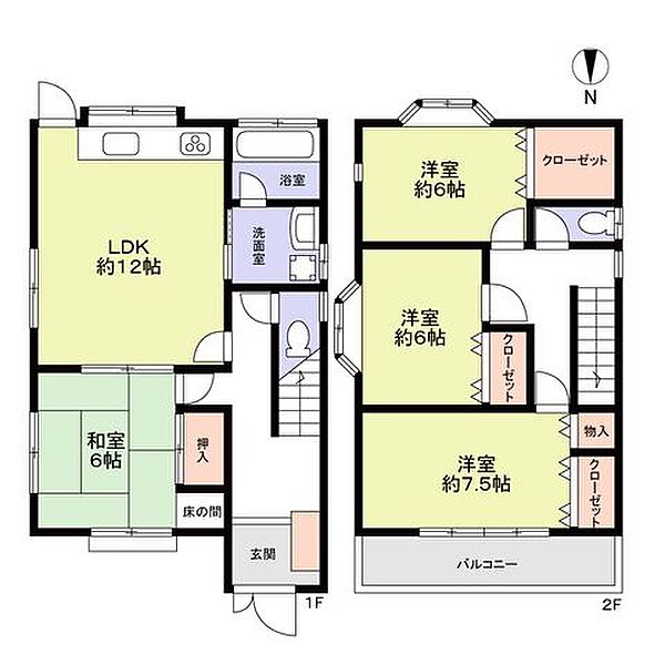 間取りを拡大表示