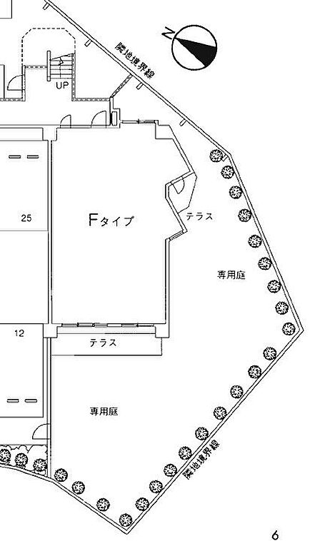 専用のお庭付きです