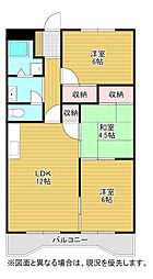 間取図画像 3LDK