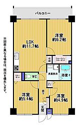 間取図画像 3LDK