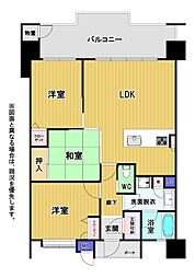 グランドパレス穴生コアステーション 3LDKの間取図画像