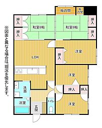 リヴィエール東門司 5LDKの間取図画像