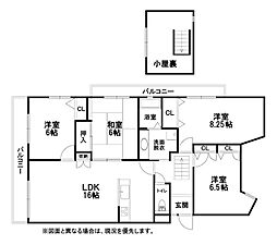 コーポランド青山 4LDKの間取図画像