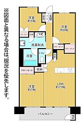 グランリビオ高見七条桜の杜 3LDKの間取図画像
