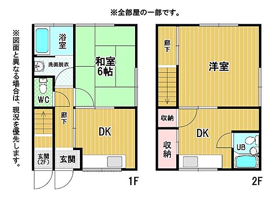 全部屋の一部で...