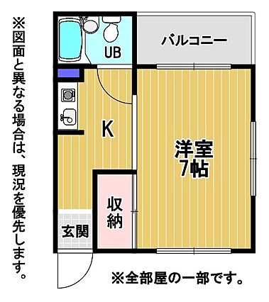 全部屋の一部で...