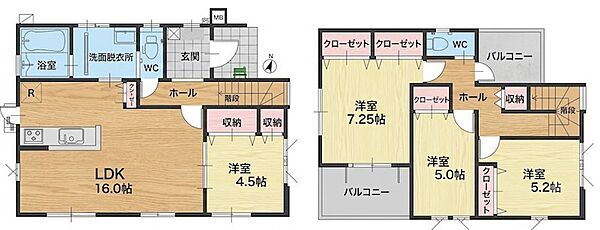 間取りを拡大表示