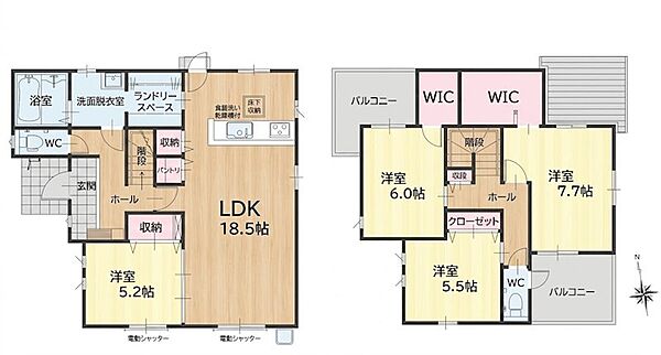 間取りを拡大表示