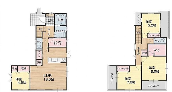 間取りを拡大表示