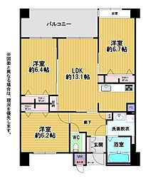 間取図画像 3LDK