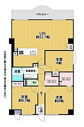 間取図画像 3LDK