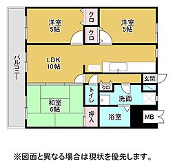 間取図画像 3LDK
