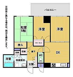 間取図画像 3DK