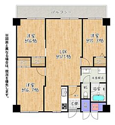 間取図画像 3LDK
