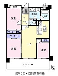 間取図画像 3LDK