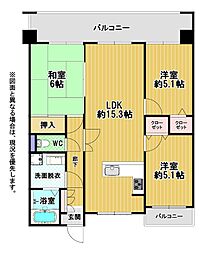 間取図画像 3LDK