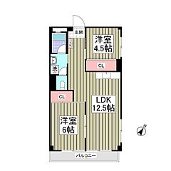 物件の間取り