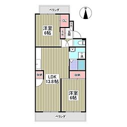 行田ハイツ2号棟 3階/304