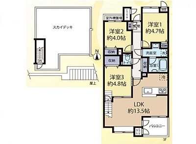 間取り：間取り図