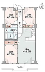 間取図画像 3LDK