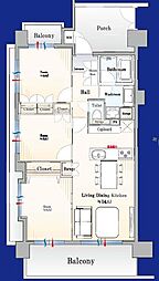 間取図画像 3LDK