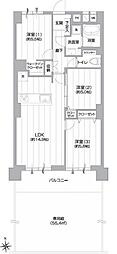 間取図画像 3LDK