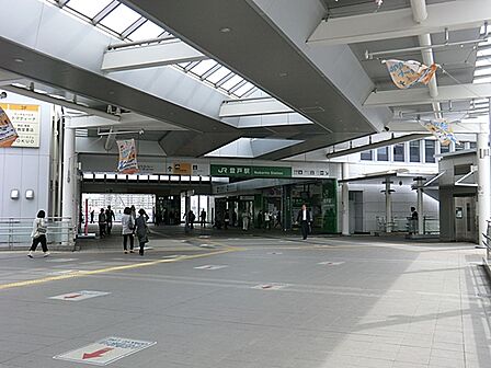 南武線登戸駅871m。