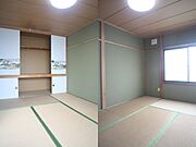 和室６帖（ＬＥＤ照明に交換済・押入付）