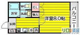 ドミトリオ仁王田 109 ｜ 大阪府吹田市垂水町2丁目（賃貸マンション1K・1階・26.82㎡） その2