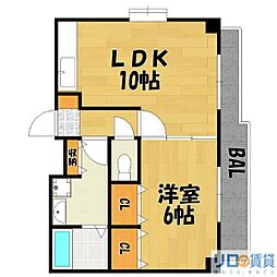 ヴェルドミール・35 1LDKの間取図画像