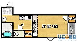 スタンドアップ柴島 1Kの間取図画像