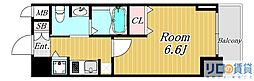 アドバンス新大阪6ビオラ 1Kの間取図画像