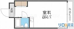 メゾン新大阪 ワンルームの間取図画像